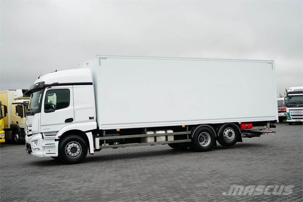 Mercedes-Benz ACTROS / 2543 / E 6 / MP 5 / KONTENER + WINDA / 21 Samochody ciężarowe ze skrzynią zamkniętą