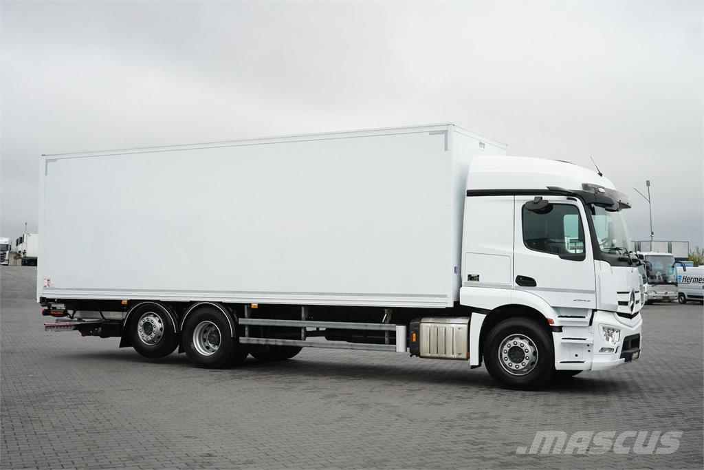 Mercedes-Benz ACTROS / 2543 / E 6 / MP 5 / KONTENER + WINDA / 21 Samochody ciężarowe ze skrzynią zamkniętą