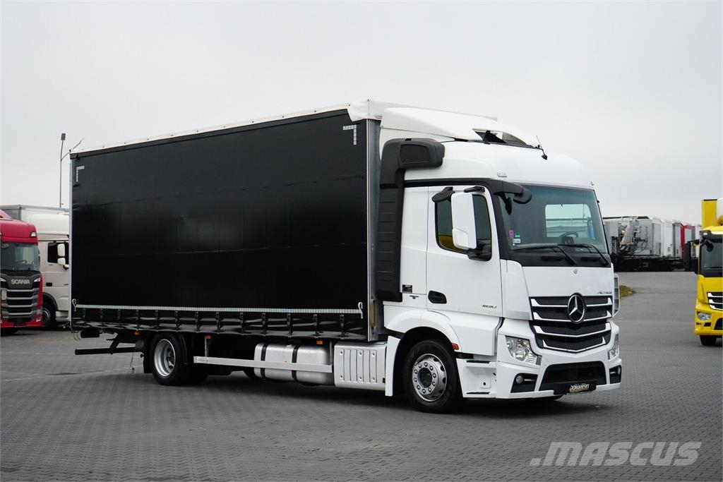 Mercedes-Benz ACTROS / 1830 / ACC / E 6 / FIRANKA / 19 PALET / Ł شاحنات بغطاء جانبي