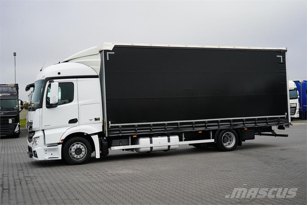 Mercedes-Benz ACTROS / 1830 / ACC / E 6 / FIRANKA / 19 PALET / Ł شاحنات بغطاء جانبي