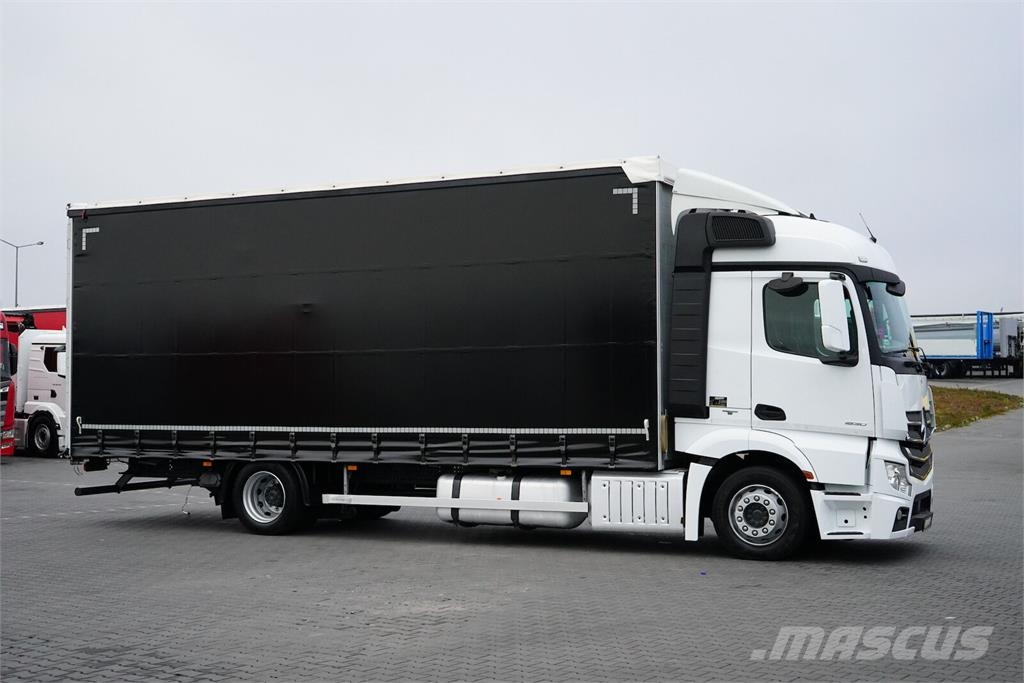 Mercedes-Benz ACTROS / 1830 / ACC / E 6 / FIRANKA / 19 PALET / Ł شاحنات بغطاء جانبي