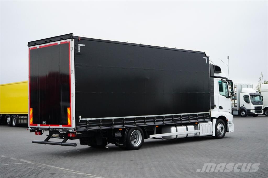 Mercedes-Benz ACTROS / 1830 / ACC / E 6 / FIRANKA / 19 PALET / Ł شاحنات بغطاء جانبي