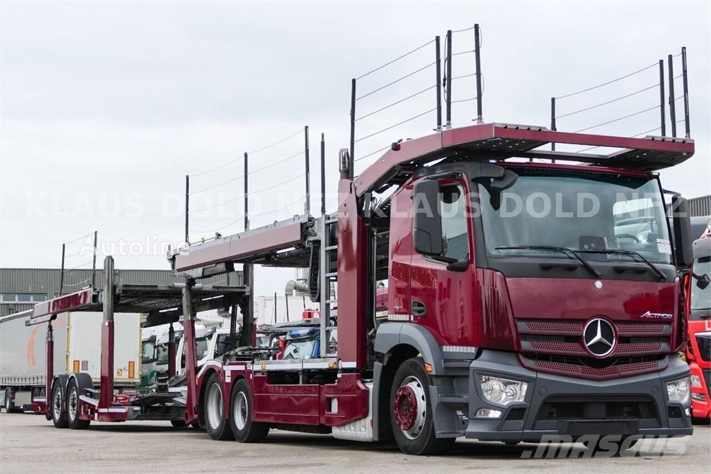 Mercedes-Benz Antos 2443 Vehicle Transporter Truck + Vehicle Tra Camiones portacoches