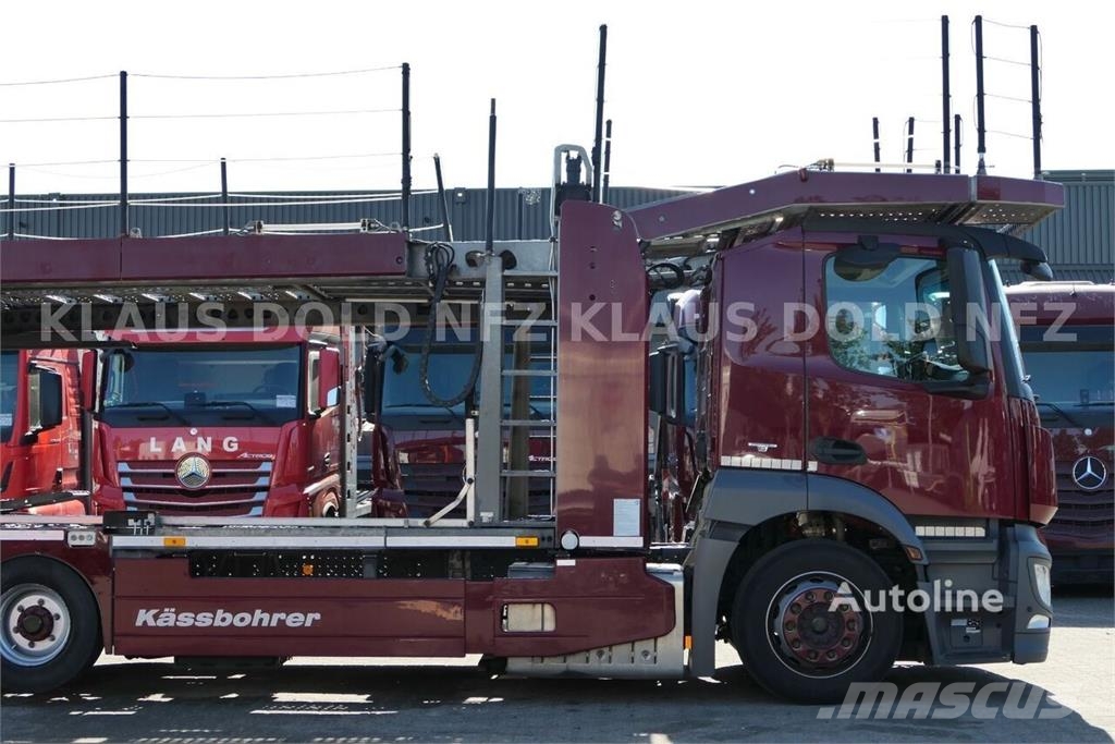Mercedes-Benz Antos 2443 Metago Car Transporter Truck with Car T Camiones portacoches