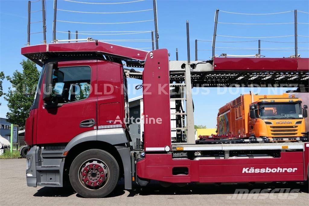 Mercedes-Benz Antos 2443 Metago Car Transporter Truck with Car T Camiones portacoches