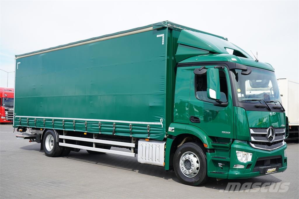 Mercedes-Benz ANTOS / 1833 / ACC / E 6 / FIRANKA + WINDA / 21 PA Curtainsider trucks