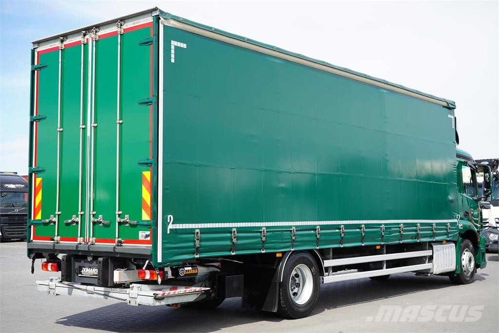 Mercedes-Benz ANTOS / 1833 / ACC / E 6 / FIRANKA + WINDA / 21 PA Curtainsider trucks