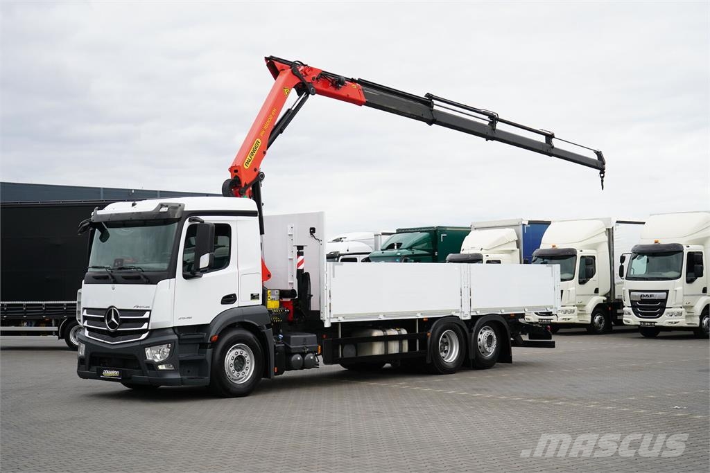 Mercedes-Benz ANTOS / 2536 / ACC / 6 X 2 / SKRZYNIOWY + HDS / PA Madelautod