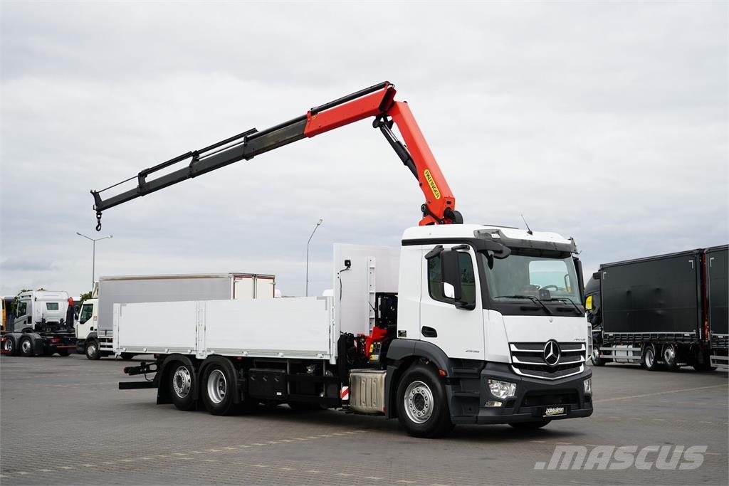 Mercedes-Benz ANTOS / 2536 / ACC / 6 X 2 / SKRZYNIOWY + HDS / PA Madelautod