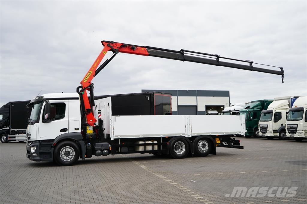 Mercedes-Benz ANTOS / 2536 / ACC / 6 X 2 / SKRZYNIOWY + HDS / PA Madelautod