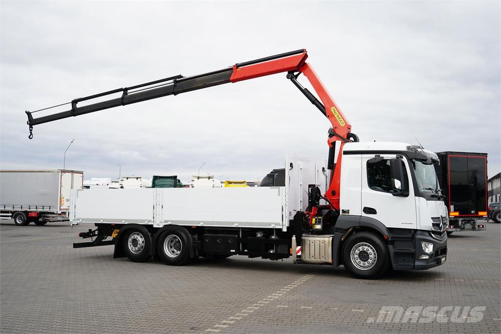 Mercedes-Benz ANTOS / 2536 / ACC / 6 X 2 / SKRZYNIOWY + HDS / PA Madelautod