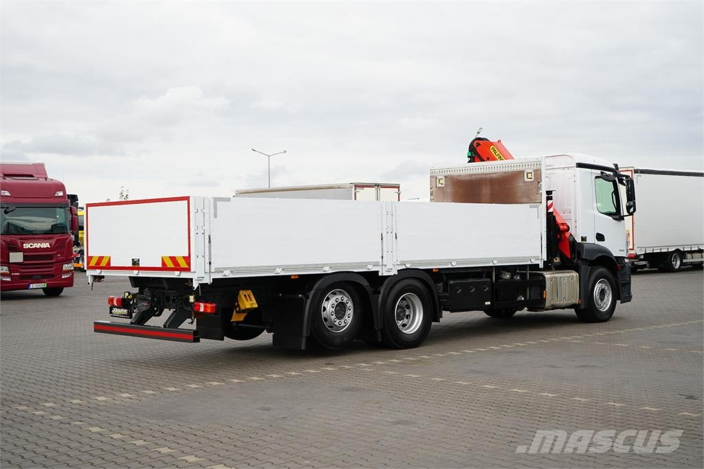 Mercedes-Benz ANTOS / 2536 / ACC / 6 X 2 / SKRZYNIOWY + HDS / PA Madelautod