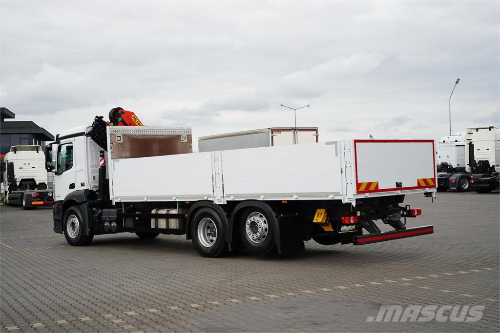 Mercedes-Benz ANTOS / 2536 / ACC / 6 X 2 / SKRZYNIOWY + HDS / PA Madelautod
