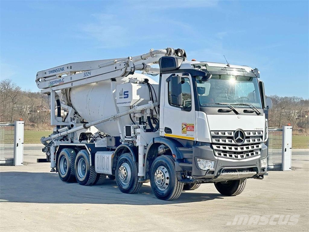 Mercedes-Benz AROCS 3743 * Betonpumpe + FUNK * 8x4 * TOP Betonikuorma-autot