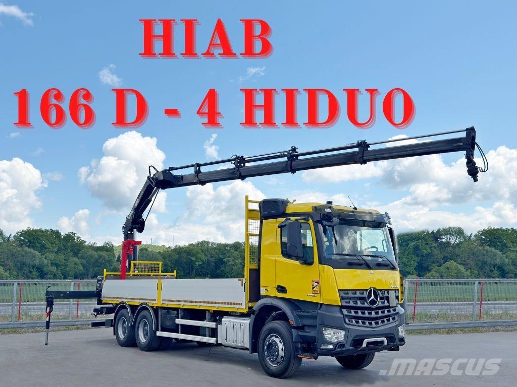 Mercedes-Benz AROCS 2636 *HIAB 166 D-4 HIDUO + FUNK* 6x4 Madelautod