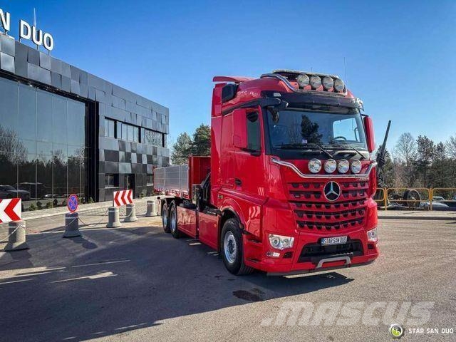 Mercedes-Benz AROCS 3358L 6x4 HIAB 192X-HIPRO E-6 Crane Kippe Самоскиди