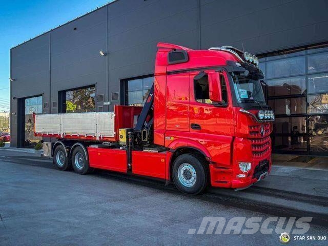 Mercedes-Benz AROCS 3358L 6x4 HIAB 192X-HIPRO E-6 Crane Kippe Самоскиди