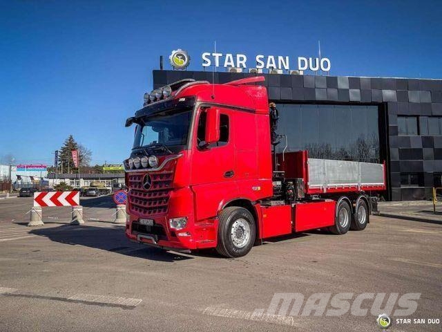 Mercedes-Benz AROCS 3358L 6x4 HIAB 192X-HIPRO E-6 Crane Kippe Самоскиди