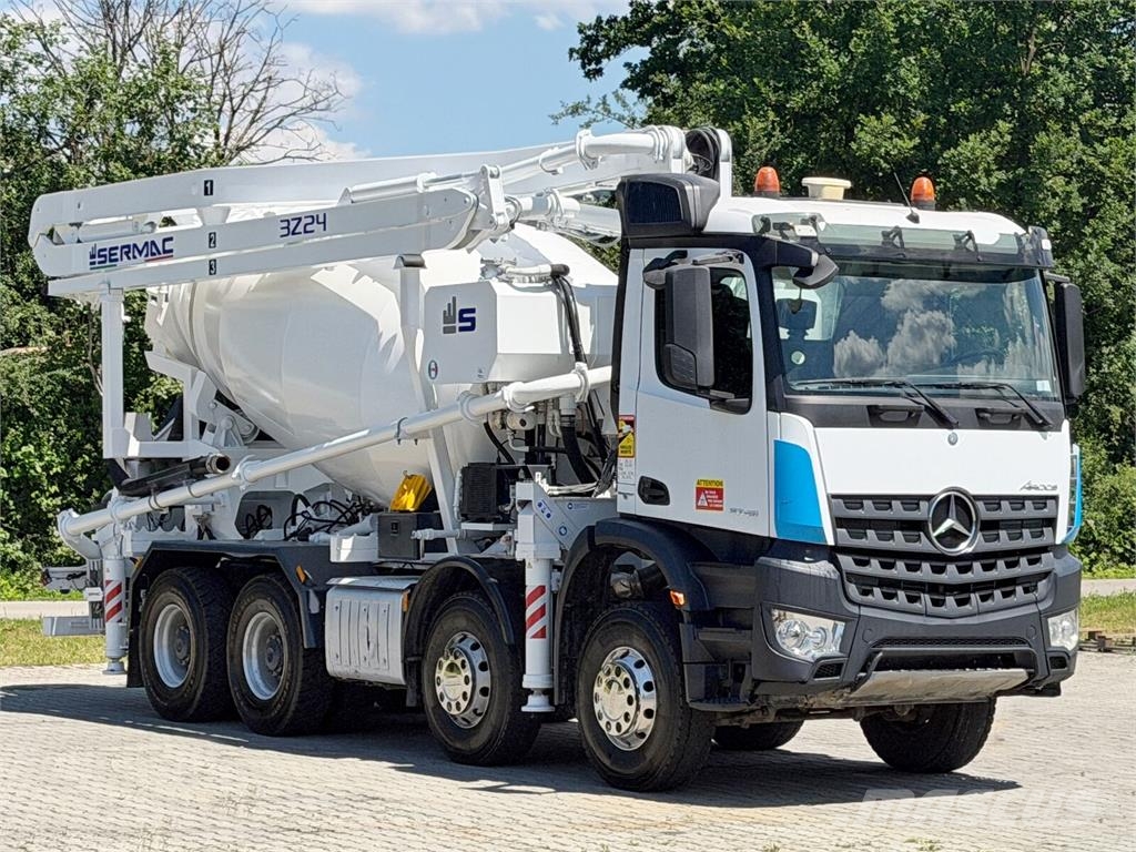 Mercedes-Benz AROCS 3743 * Betonpumpe + FUNK * 8x4 * TOP Betonpumpen