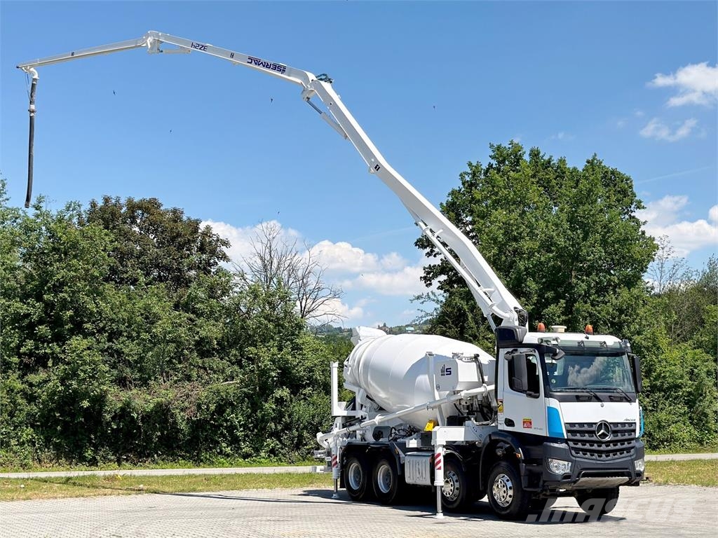 Mercedes-Benz AROCS 3743 * Betonpumpe + FUNK * 8x4 * TOP Betonpumpen