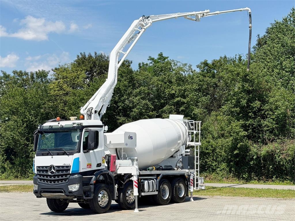 Mercedes-Benz AROCS 3743 * Betonpumpe + FUNK * 8x4 * TOP Betonpumpen