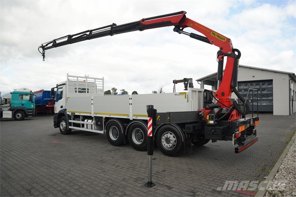 Mercedes-Benz AROCS 3246 / TRIDEM / 8X4 /  SKRZYNIOWY - 7,3 M /  平板栏板货车