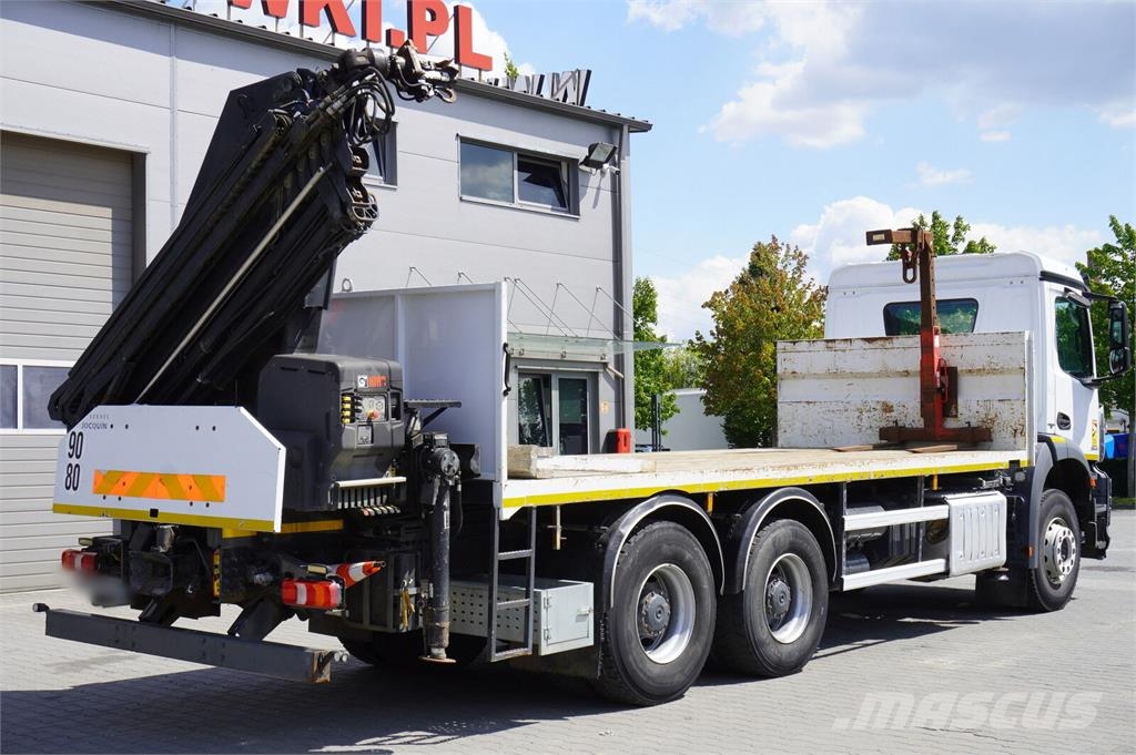 Mercedes-Benz Arocs 2643 6x4 / HIAB X-Hiduo 228 E-4 crane / remo Kraner på larvebånd