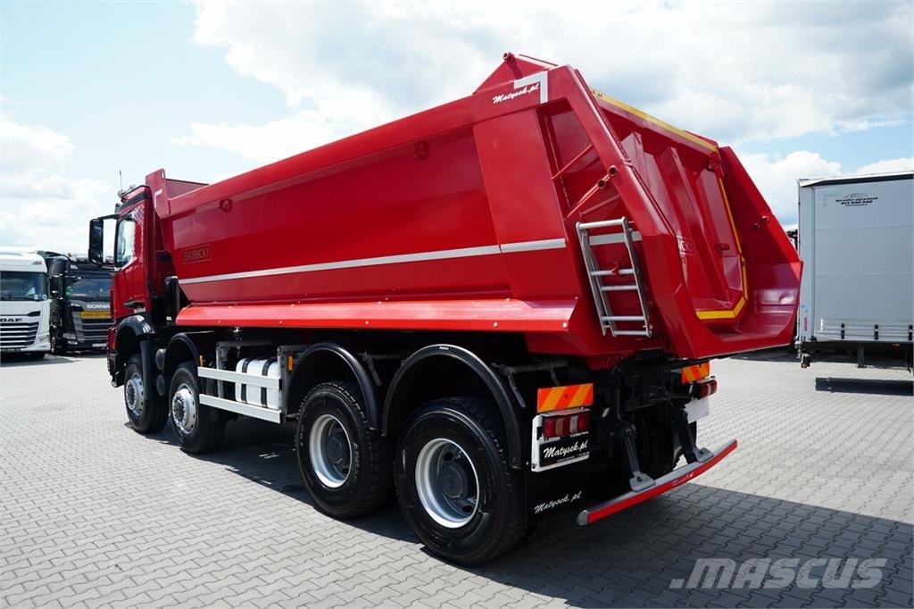 Mercedes-Benz AROCS 4145 / 8x8 / WYWROTKA TYLNOZSYPOWA / SKIBICK Kiperi kamioni