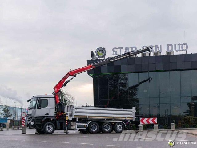 Mercedes-Benz AROCS 3643 8x4 Fassi F235A.2.23 Crane Kipper Bañeras basculantes usadas