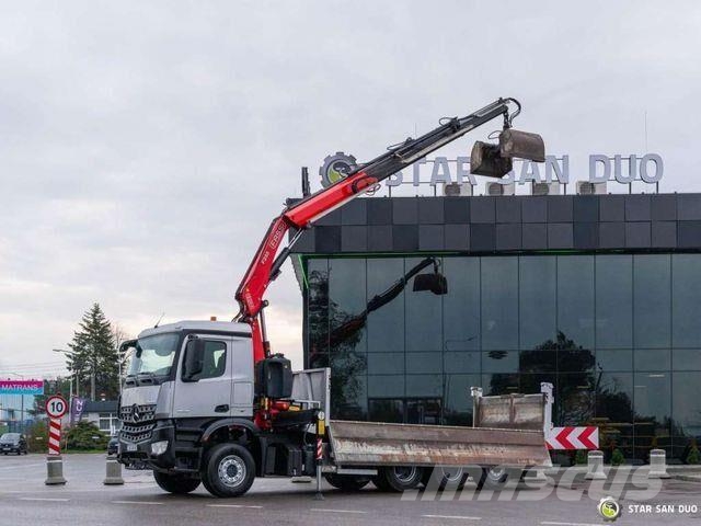 Mercedes-Benz AROCS 3643 8x4 Fassi F235A.2.23 Crane Kipper Bañeras basculantes usadas