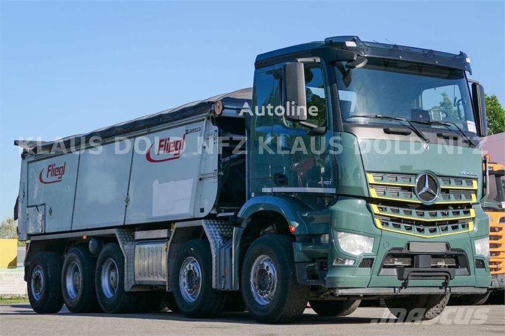 Mercedes-Benz Arocs 4451 / Fliegl Asphalt Tipper Body with Movin Camion benne