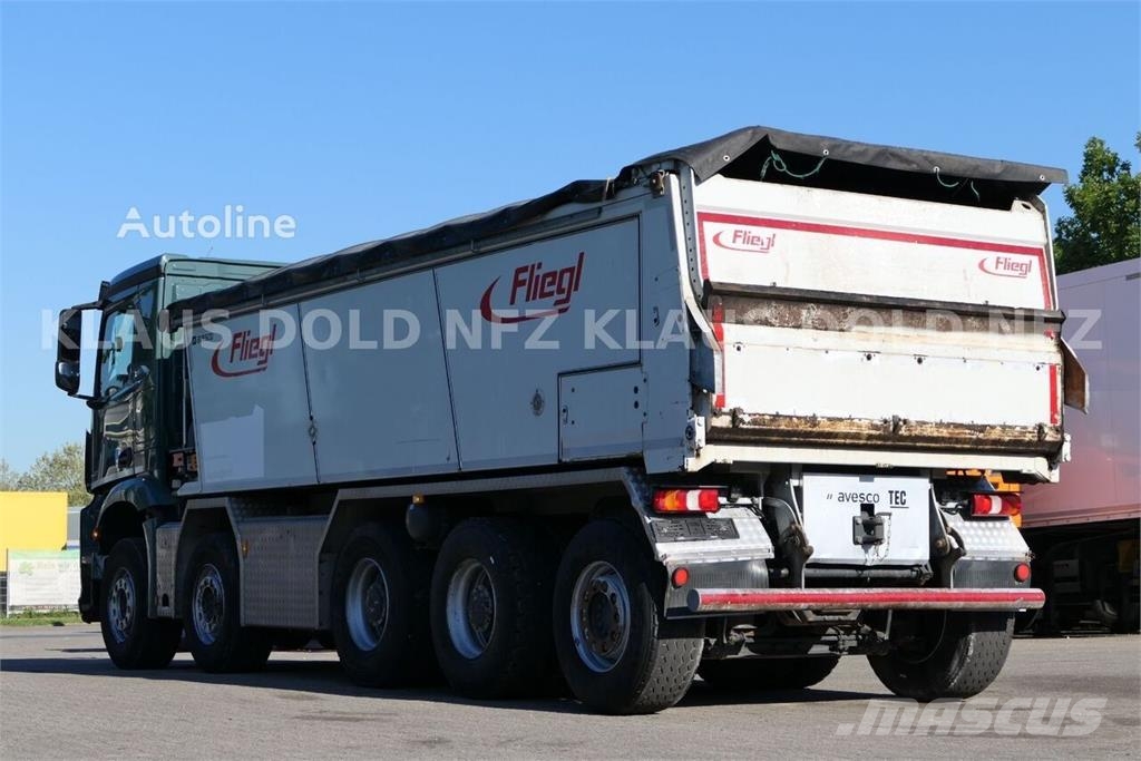 Mercedes-Benz Arocs 4451 / Fliegl Asphalt Tipper Body with Movin Camion benne
