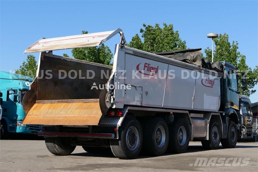 Mercedes-Benz Arocs 4451 / Fliegl Asphalt Tipper Body with Movin Camion benne