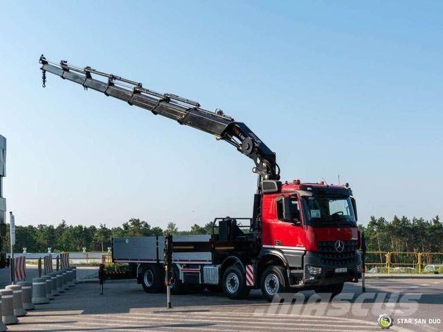 Mercedes-Benz AROCS 3748 8x4 HIAB 548 E-6 Rotator Crane Camiones plataforma