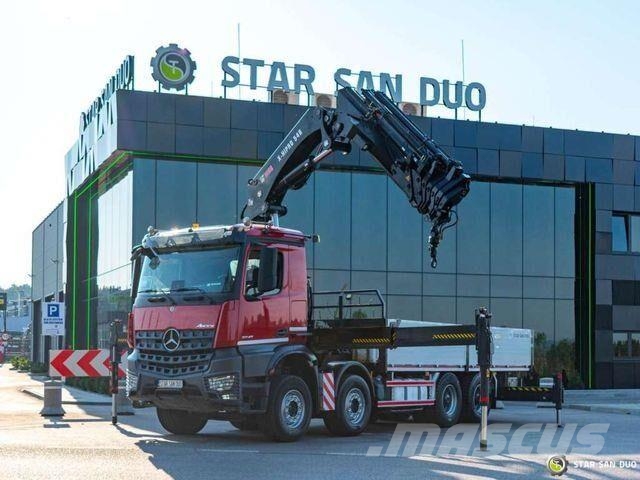 Mercedes-Benz AROCS 3748 8x4 HIAB 548 E-6 Rotator Crane Camiones plataforma