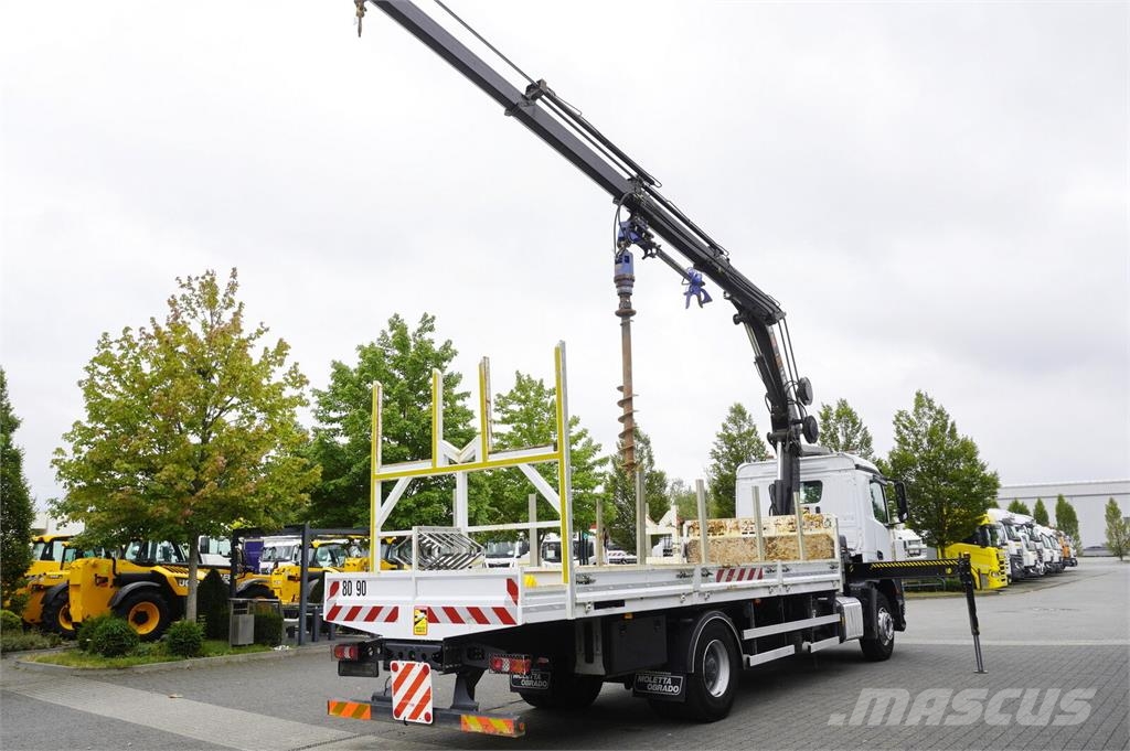 Mercedes-Benz Arocs 1833 4x2 / 60 tho. km! / HIAB X-HIPRO 192 ES Mobilná vrtná súprava