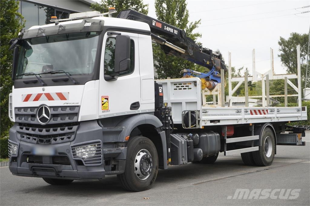 Mercedes-Benz Arocs 1833 4×2 / 50 tho. km! / HIAB X-HIPRO 192 ES رافعات مجنزرة