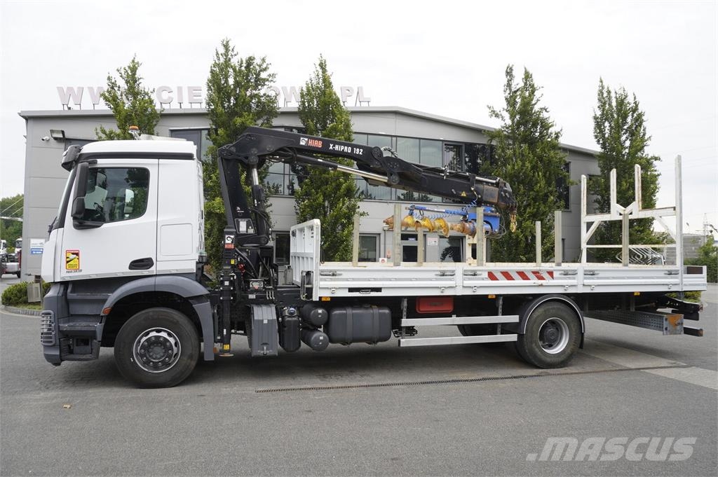 Mercedes-Benz Arocs 1833 4×2 / 50 tho. km! / HIAB X-HIPRO 192 ES رافعات مجنزرة