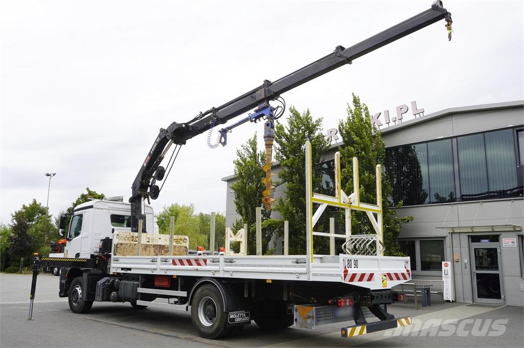 Mercedes-Benz Arocs 1833 4×2 / 50 tho. km! / HIAB X-HIPRO 192 ES رافعات مجنزرة