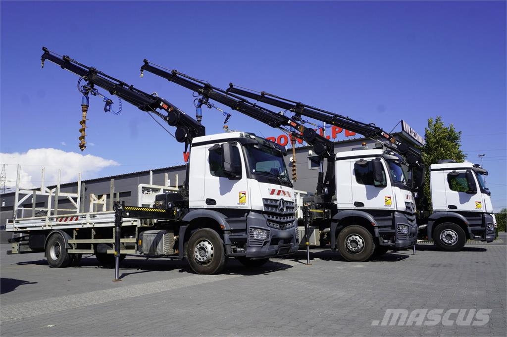 Mercedes-Benz Arocs 1833 4×2 / 50 tho. km! / HIAB X-HIPRO 192 ES Camiones de perforación móvil