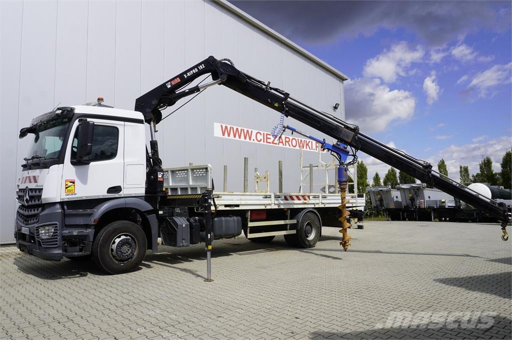 Mercedes-Benz Arocs 1833 4×2 / 50 tho. km! / HIAB X-HIPRO 192 ES رافعات مجنزرة