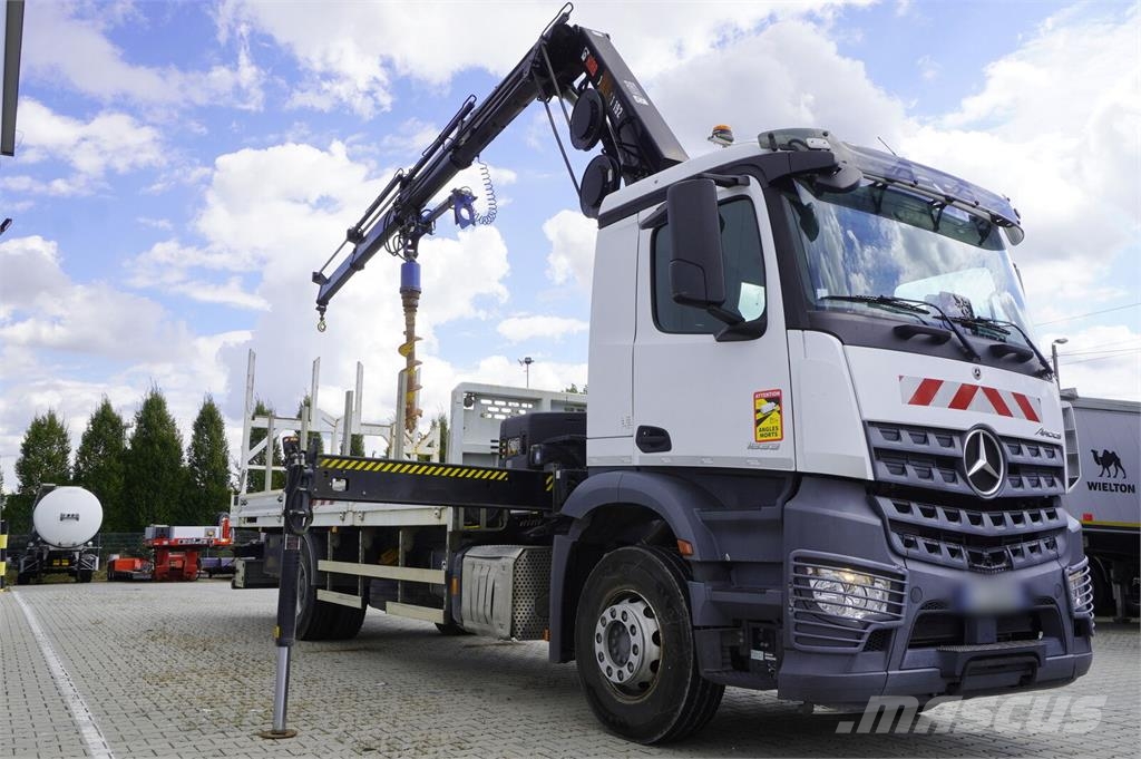 Mercedes-Benz Arocs 1833 4×2 / 50 tho. km! / HIAB X-HIPRO 192 ES رافعات مجنزرة