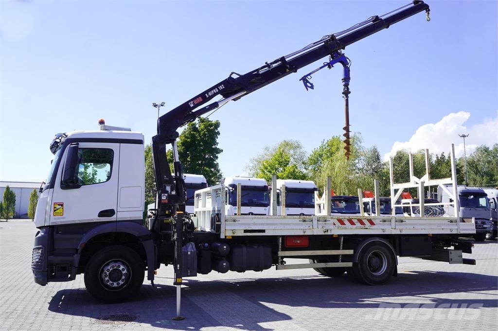Mercedes-Benz Arocs 1833 4×2 / 50 tho. km! / HIAB X-HIPRO 192 ES رافعات مجنزرة
