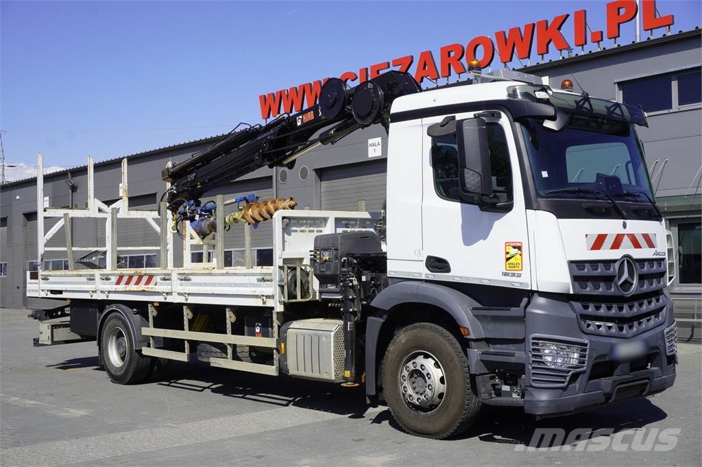Mercedes-Benz Arocs 1833 4×2 / 50 tho. km! / HIAB X-HIPRO 192 ES Camiones de perforación móvil