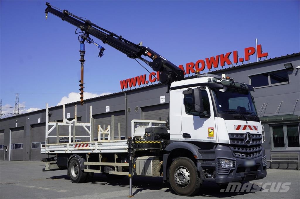 Mercedes-Benz Arocs 1833 4×2 / 50 tho. km! / HIAB X-HIPRO 192 ES Camiones de perforación móvil