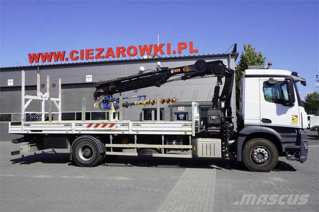 Mercedes-Benz Arocs 1833 4×2 / 50 tho. km! / HIAB X-HIPRO 192 ES Camiones de perforación móvil
