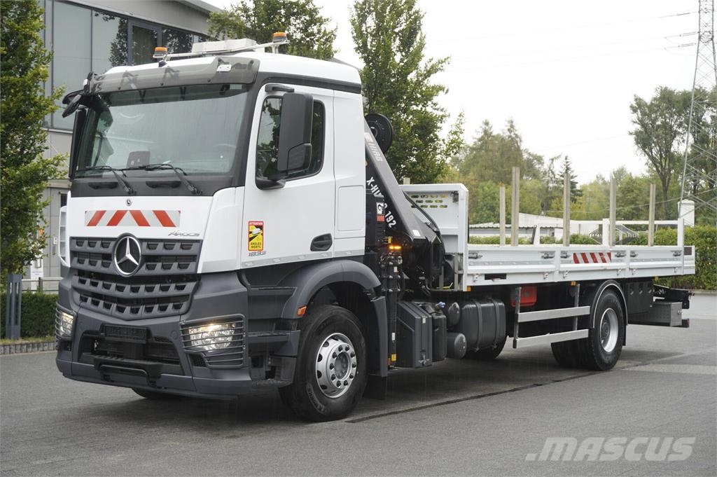 Mercedes-Benz Arocs 1833 4×2 / 50 tho. km! / HIAB X-HIPRO 192 ES Autotransportere / Knæklad