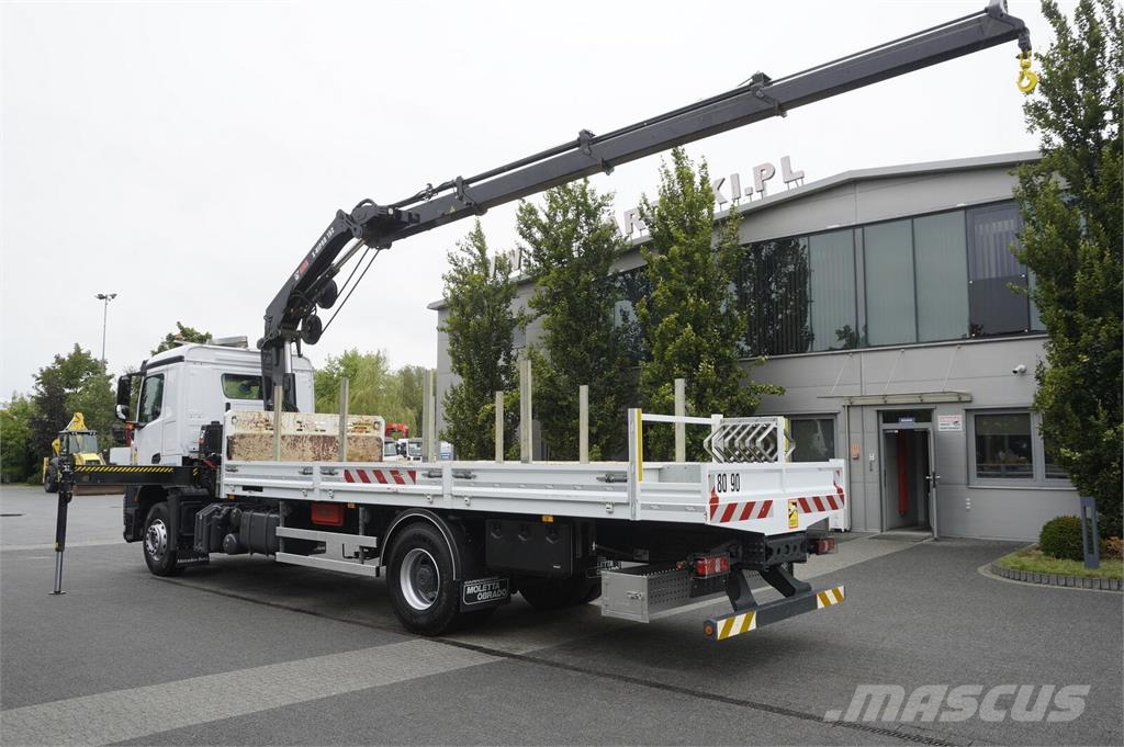 Mercedes-Benz Arocs 1833 4×2 / 50 tho. km! / HIAB X-HIPRO 192 ES Autotransportere / Knæklad