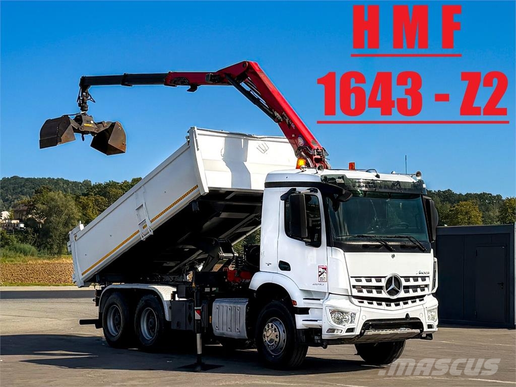 Mercedes-Benz AROCS 2640 HMF 1643 Z2 + FUNK * Bordmatic * 6x4! Pašizgāzējs
