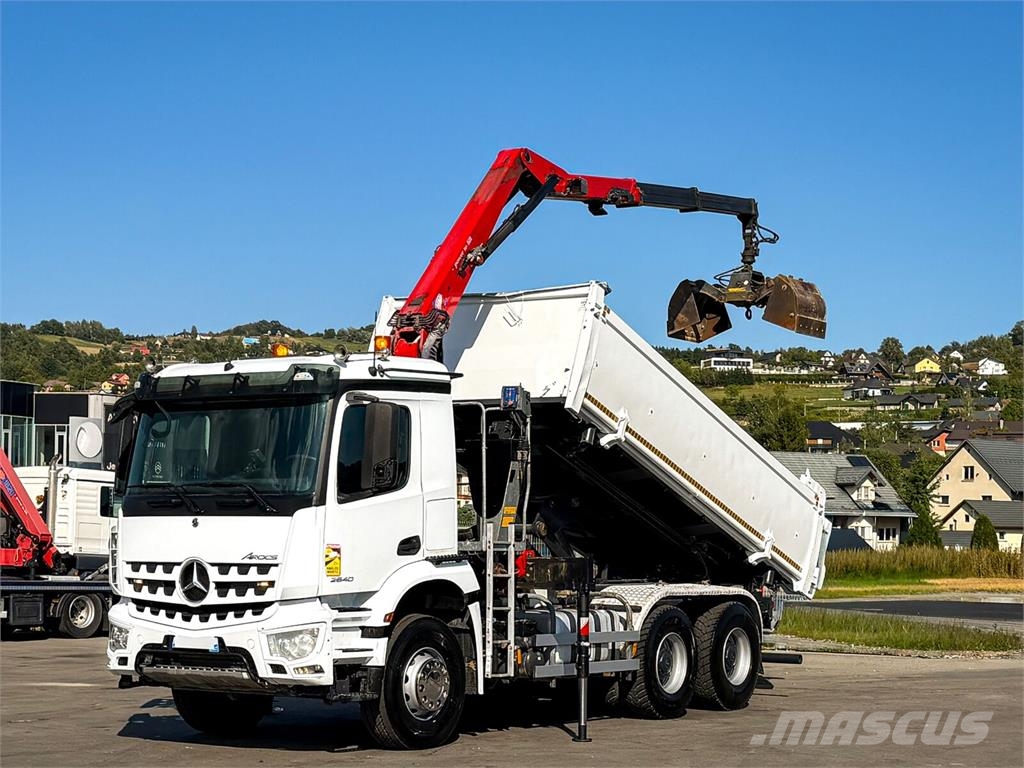 Mercedes-Benz AROCS 2640 HMF 1643 Z2 + FUNK * Bordmatic * 6x4! Pašizgāzējs
